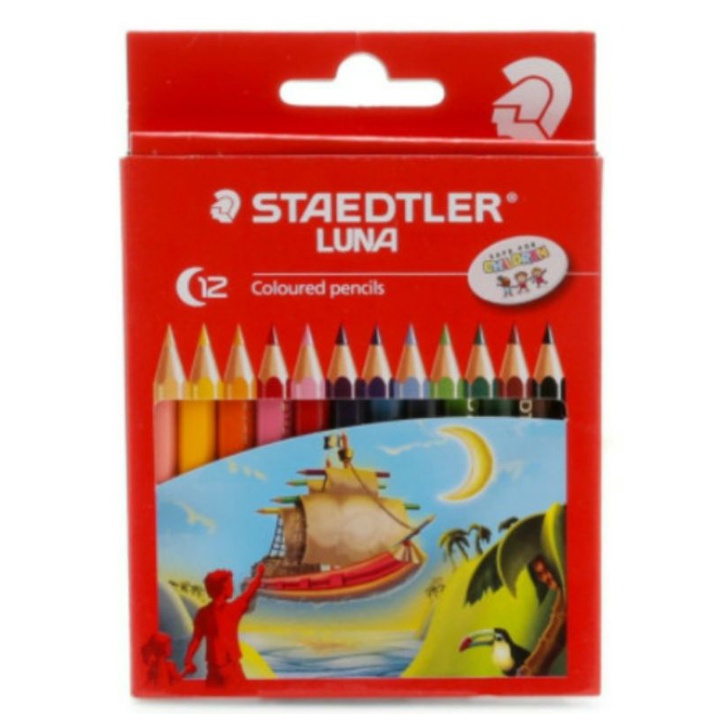 Bút Chì Màu 12 Màu Staedtler Luna 13601 C12 (Loại Chì Ngắn)