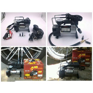 Máy bơm lốp ô tô xe máy mini 12v heavy duty air compressor - bơm 965kpa - bơm_12v