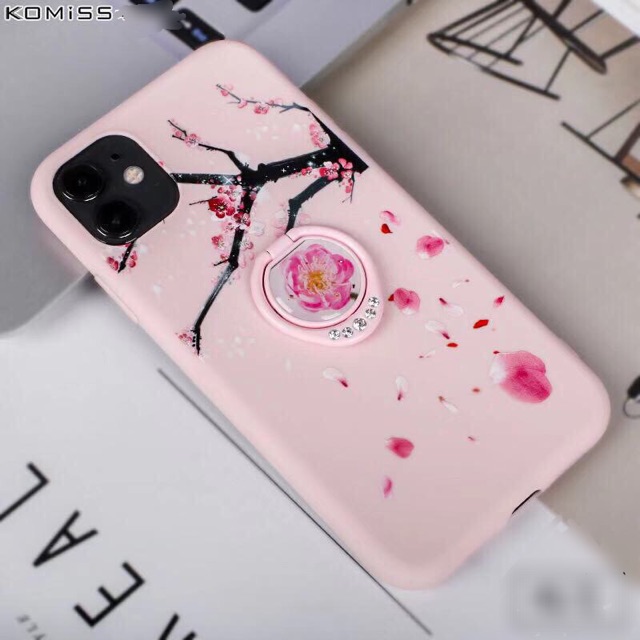 Ốp dẻo in hình kèm iring đá