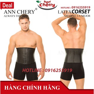 Đai nịt bụng Ann Chery 2021 dáng dài dành cho nam- màu đen
