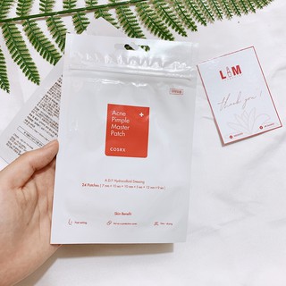 Miếng dán mụn Cosrx Acne Pimple Master Patch màu đỏ 24 miếng [Chính Hãng]