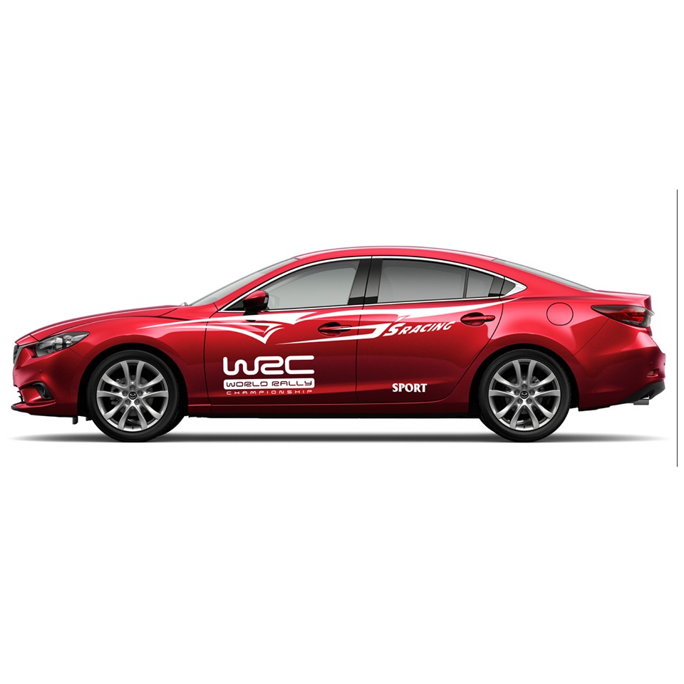 Tem dán sườn xe mazda 6