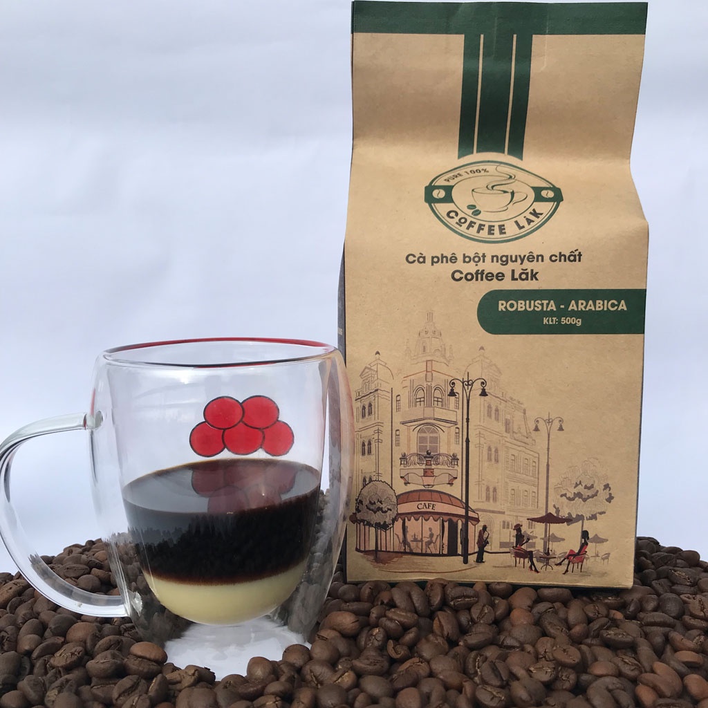 Cà phê Robusta mix Arabica, cafe pha phin, nguyên chất 100%, rang mộc tự nhiên đậm đà - tinh tế -  ngọt ngào - 1kg | BigBuy360 - bigbuy360.vn