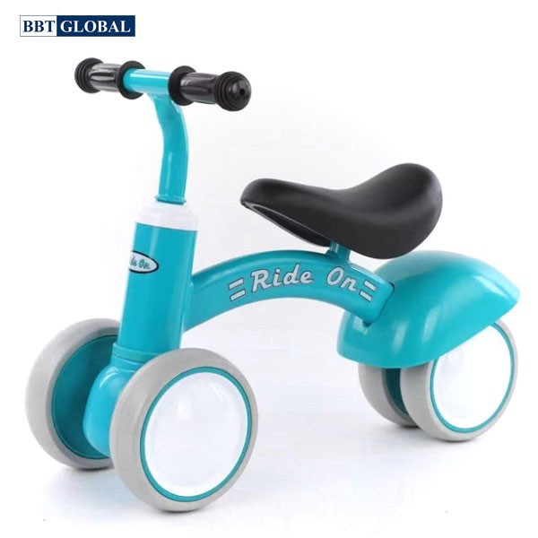 Xe chòi chân trẻ em 4 bánh khung kim loại cho bé Ride On Q518 BBT Global khung kim loại phun sơn chắc chắn