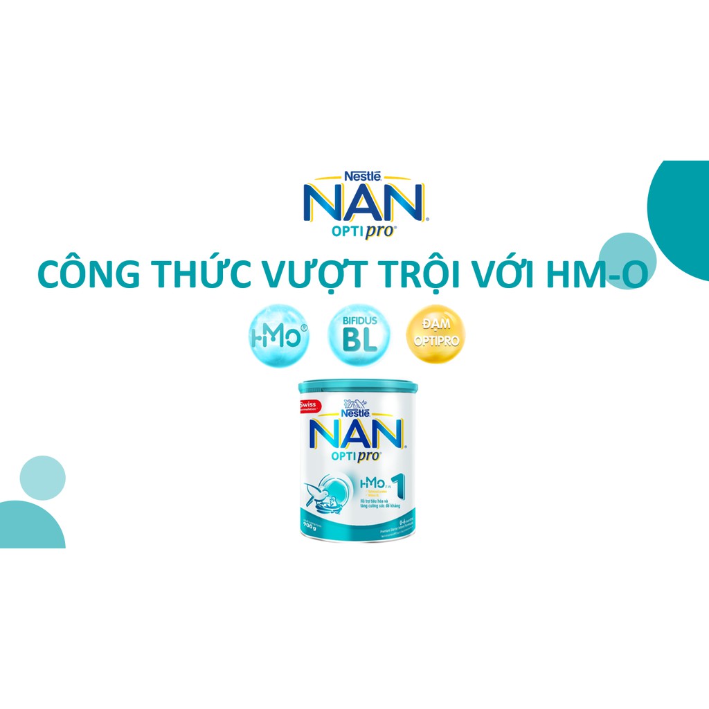 Sữa Bột Nestlé NAN Optipro HMO số 1 Lon 400g_900g Duchuymilk