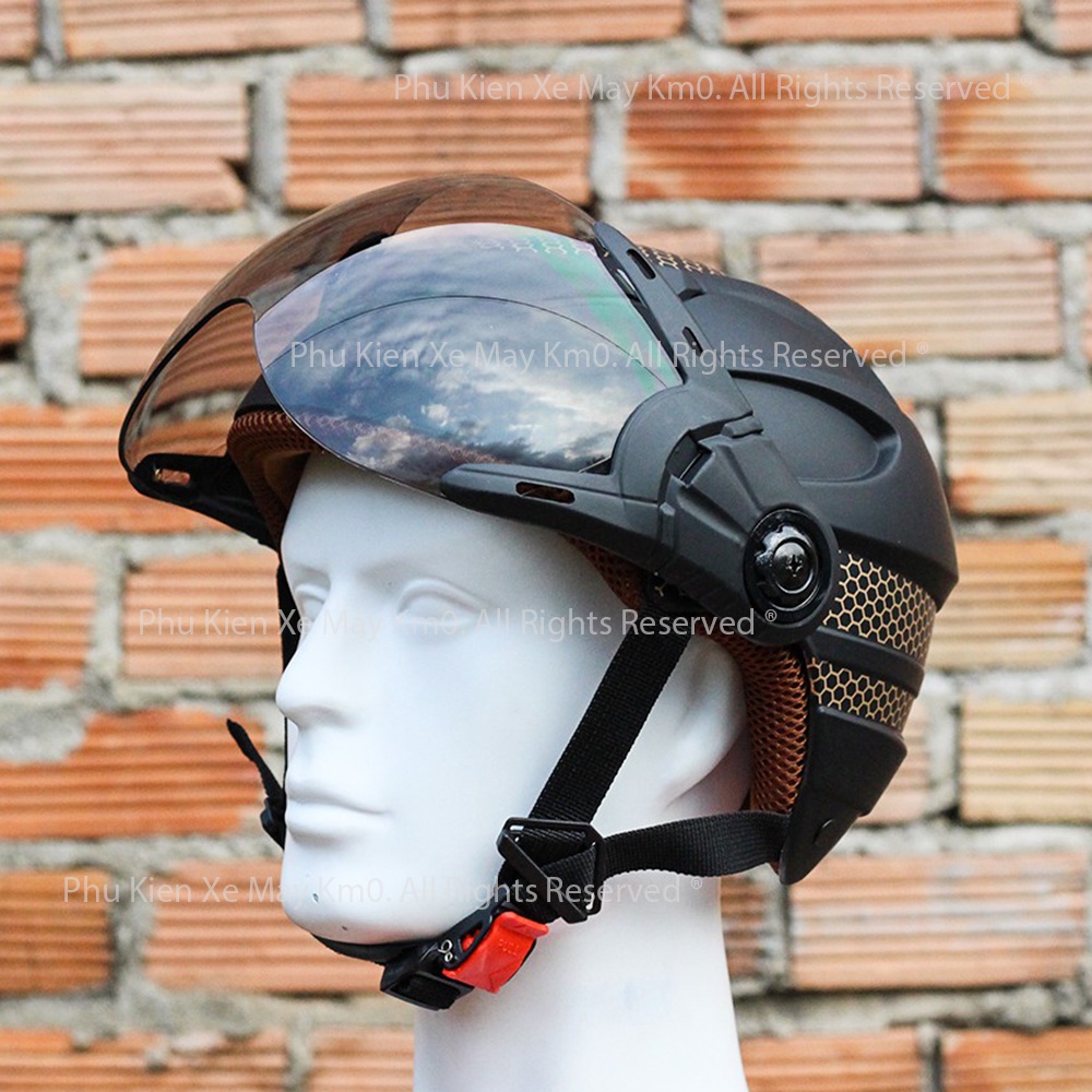 Mũ Bảo Hiểm Napoli N108K Có Kính | Size Lớn