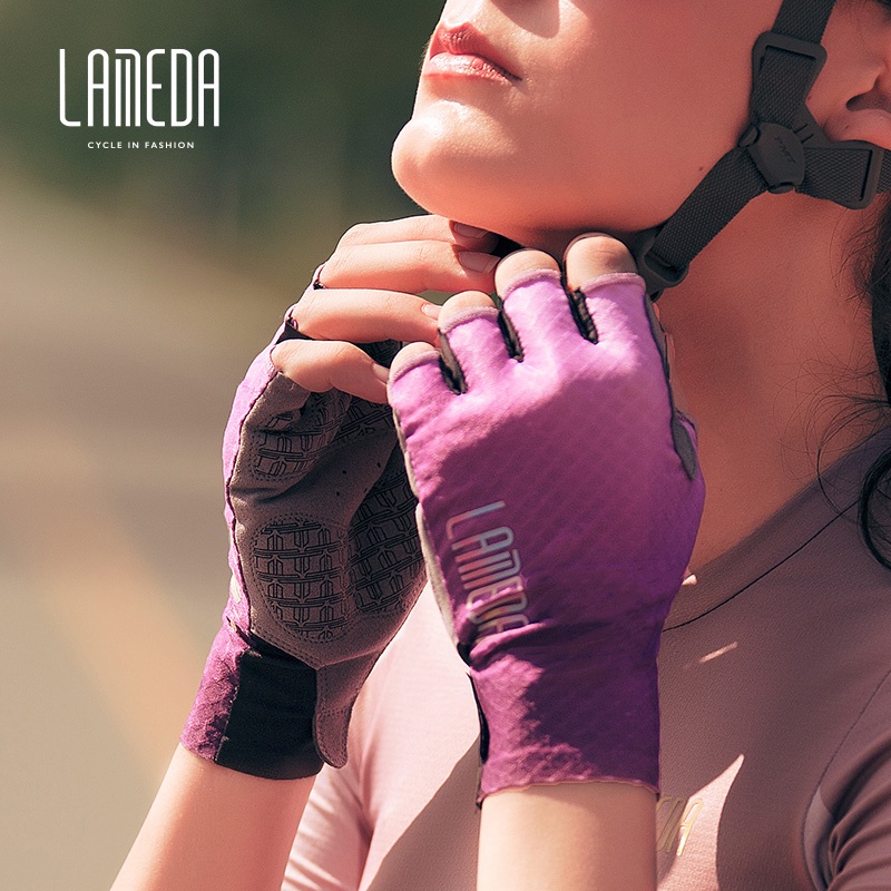 Găng Tay Đạp Xe Nửa Ngón Chống Sốc Thoáng Khí Mẫu Mới Dành Cho Nam Nữ Laeda 2022 2022