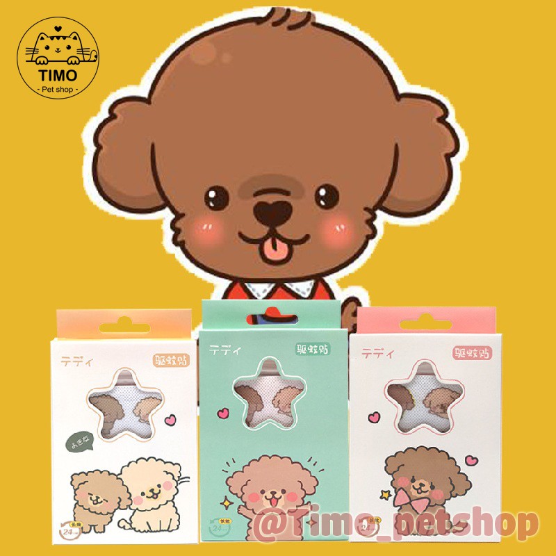 Miếng Dán Chống Muỗi Poodle ( 36 Miếng / Hộp )