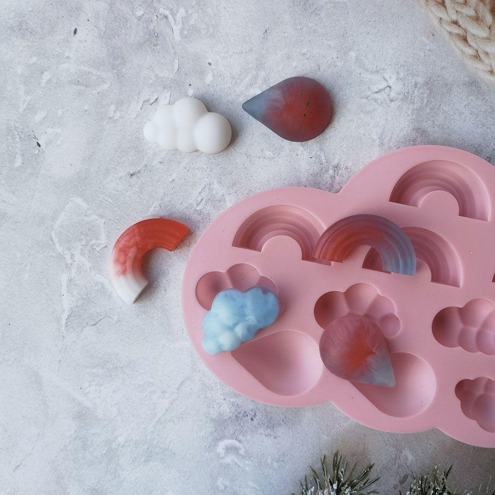 Khuôn Làm Bánh Quy / Socola Chịu Nhiệt Độ Cao DIY 3D Tiện Lợi Dễ Sử Dụng