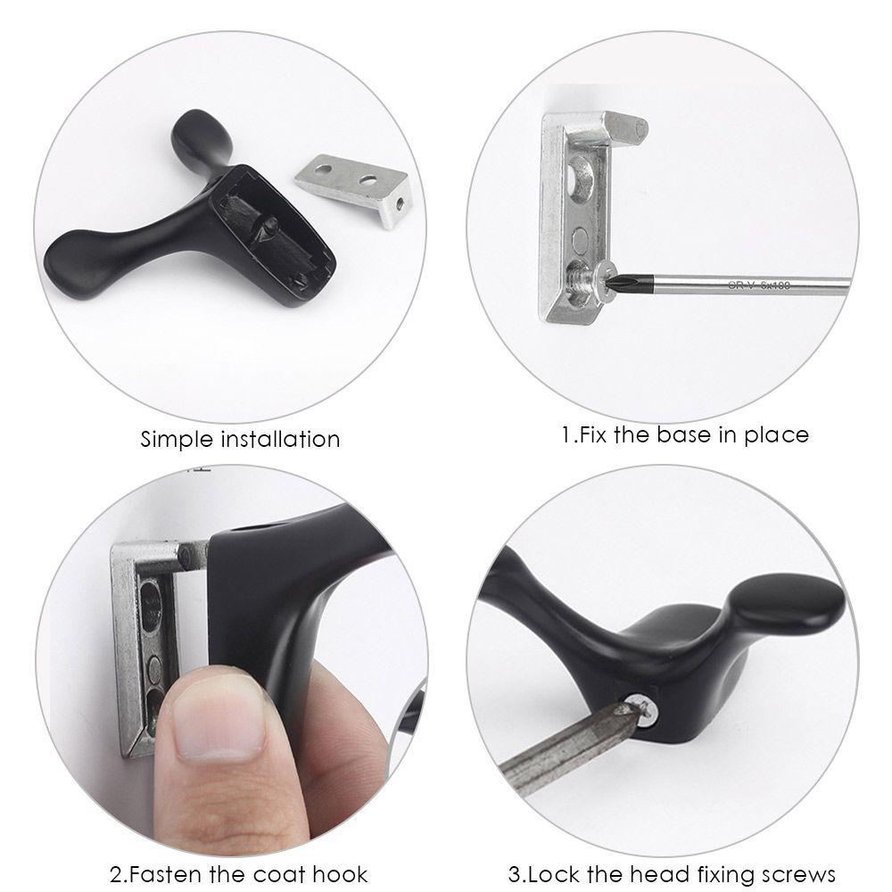 Móc Treo Đồ Gắn Tường Bằng Hợp Kim Kẽm Cho Nhà Bếp / Phòng Tắm