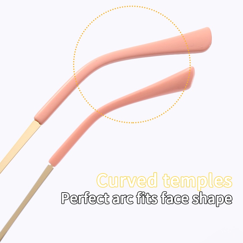 JIUERBA-Mắt Kính Gọng Kim Loại Chống Bức Xạ Phong Cách Cổ Điển Unisex Cho