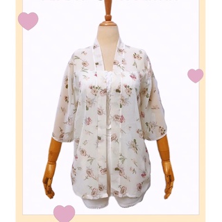 Áo kimono voan hoa siêu xinh New