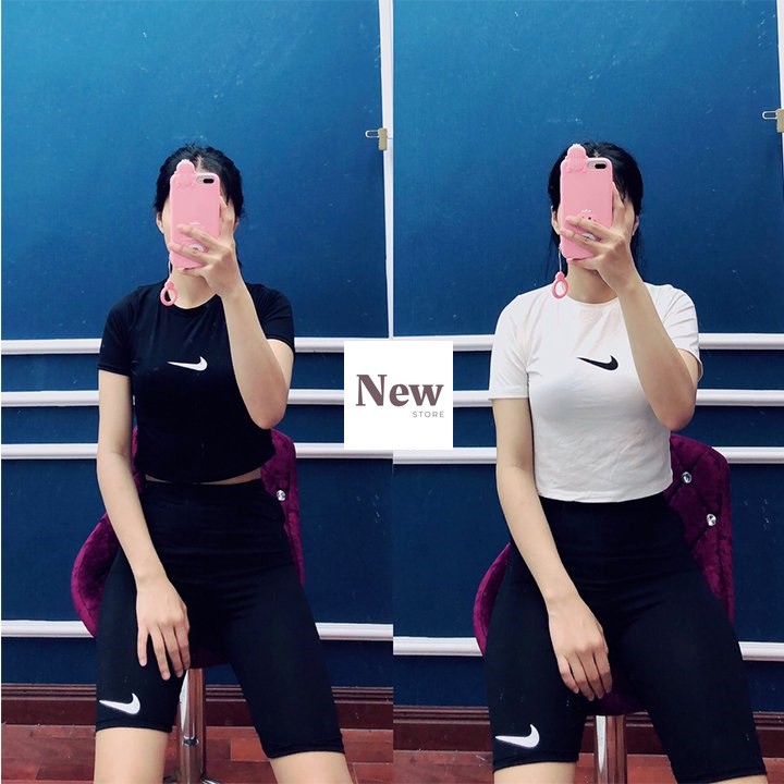 Bộ quần lửng và áo crt nike body quyến rũ