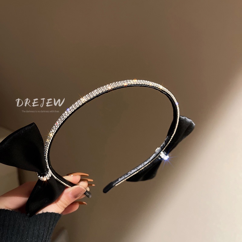 DREJEW Cài tóc đính đá phong cách Hàn Quốc thời trang cho nữ