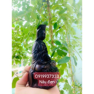 Tượng phật bà quan âm 15 cm ( 4 màu )