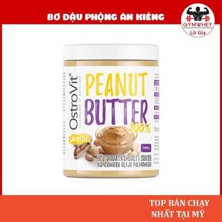 Orgainic peanut butter Bơ đậu phụng thiên nhiên không biến đổi Gen Ostrovit Bơ Đậu Phộng Hỗ Trợ Ăn Kiêng Giảm Cân 1kg