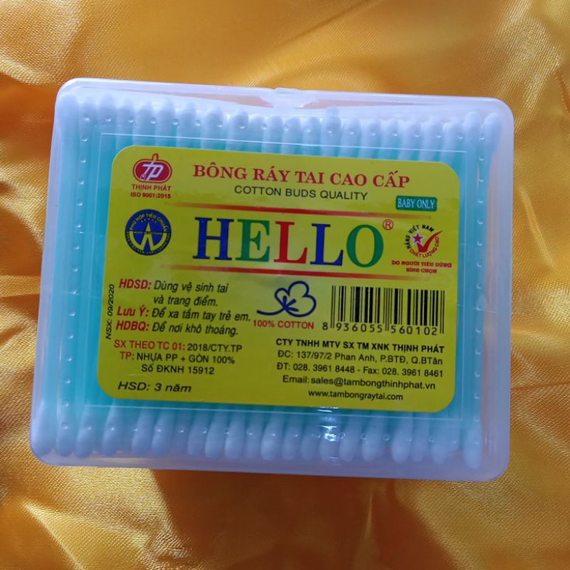 🏵️Hộp bông ráy tai HELLO