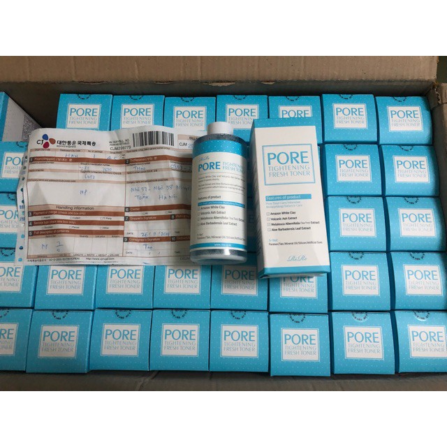 🌟AUTH_BILL Toner se khít lỗ chân lông Rire Pore Tightening Fresh 300ml