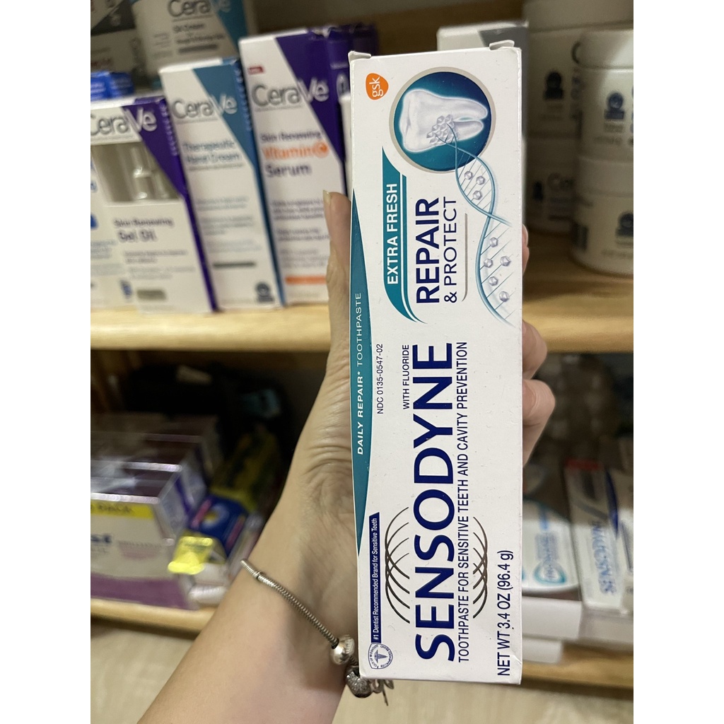 SALE: KEM ĐÁNH RĂNG SENSODYNE CỦA MỸ LẺ 1 TUÝP.