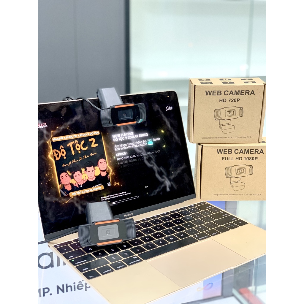 Webcam máy tính PC, Laptop full HD 720P, 1080P. Học và làm việc online mùa dịch tiện lợi phukienhuonganh | BigBuy360 - bigbuy360.vn