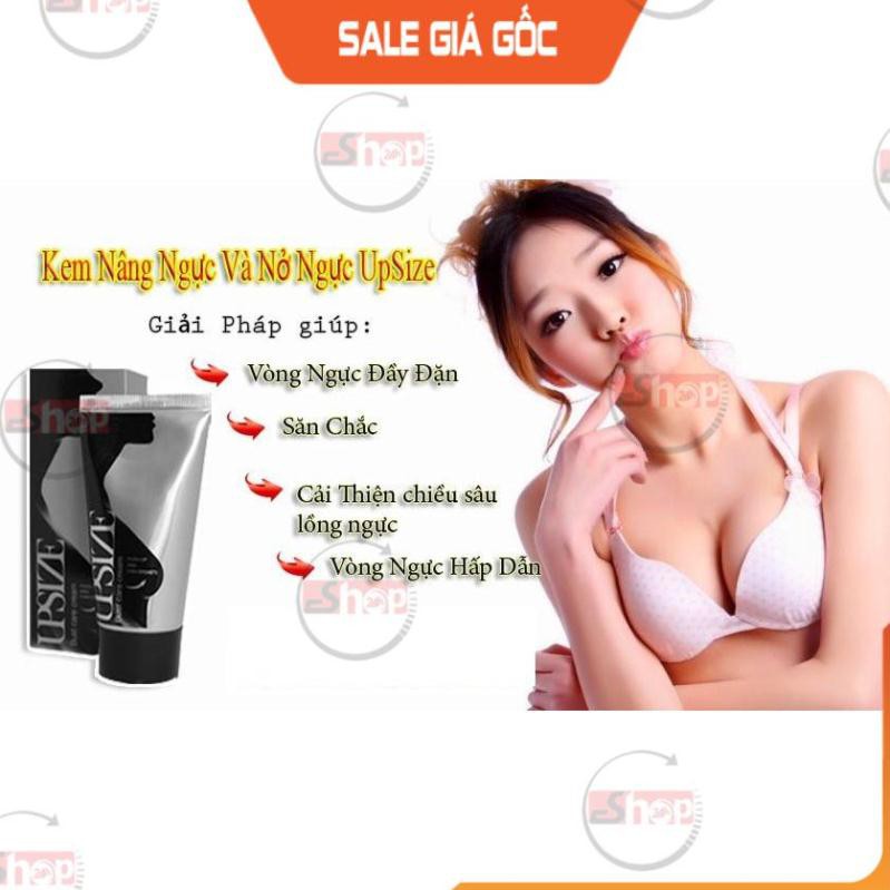 Kem Nở Ngực UPSIZE [Hàng Chính AUTH] - Kem Massage Tăng Kích Thước ngực Upsize AN TOÀN & HIỆU QUẢ NHANH (Loại mới nhất)