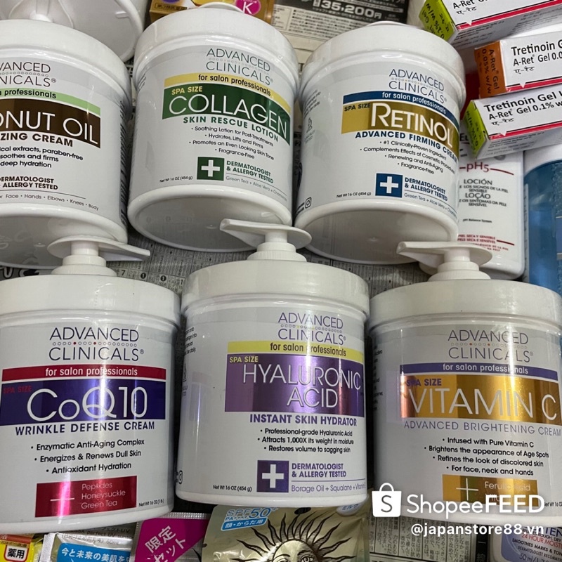 Kem Dưỡng Da Vitamin C Advanced Clinicals 454g