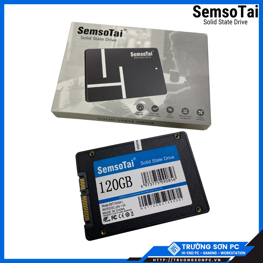 Ổ Cứng SSD SEMSOTAI 120GB 2.5&quot; Sata3 6GB/S | Chính Hãng BH 36 Tháng