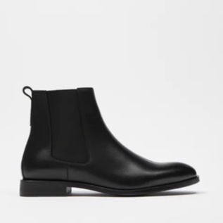 [ĐƯỢC KIỂM HÀNG] Giày Chelsea Boots cao cổ thời trang nam chất liệu da bò đế cao su đúc nhiệt tăng 3.5cm
