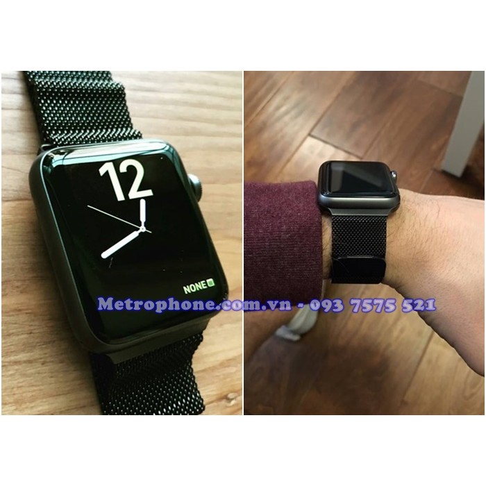 Dây Đeo Kim Loại Milanese Loop Dành Cho Apple Watch 38/42mm