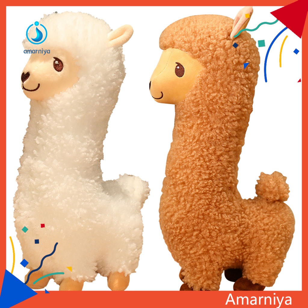 Lạc Đà Alpaca Nhồi Bông Đồ Chơi Cho Bé
