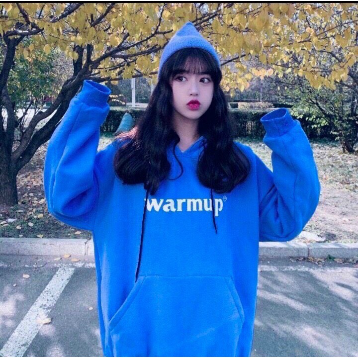 Áo Hoodie Form Unisex Nam Nữ - Áo Hoodie Chui Đầu Họa Tiết Chữ WARMUP | BigBuy360 - bigbuy360.vn