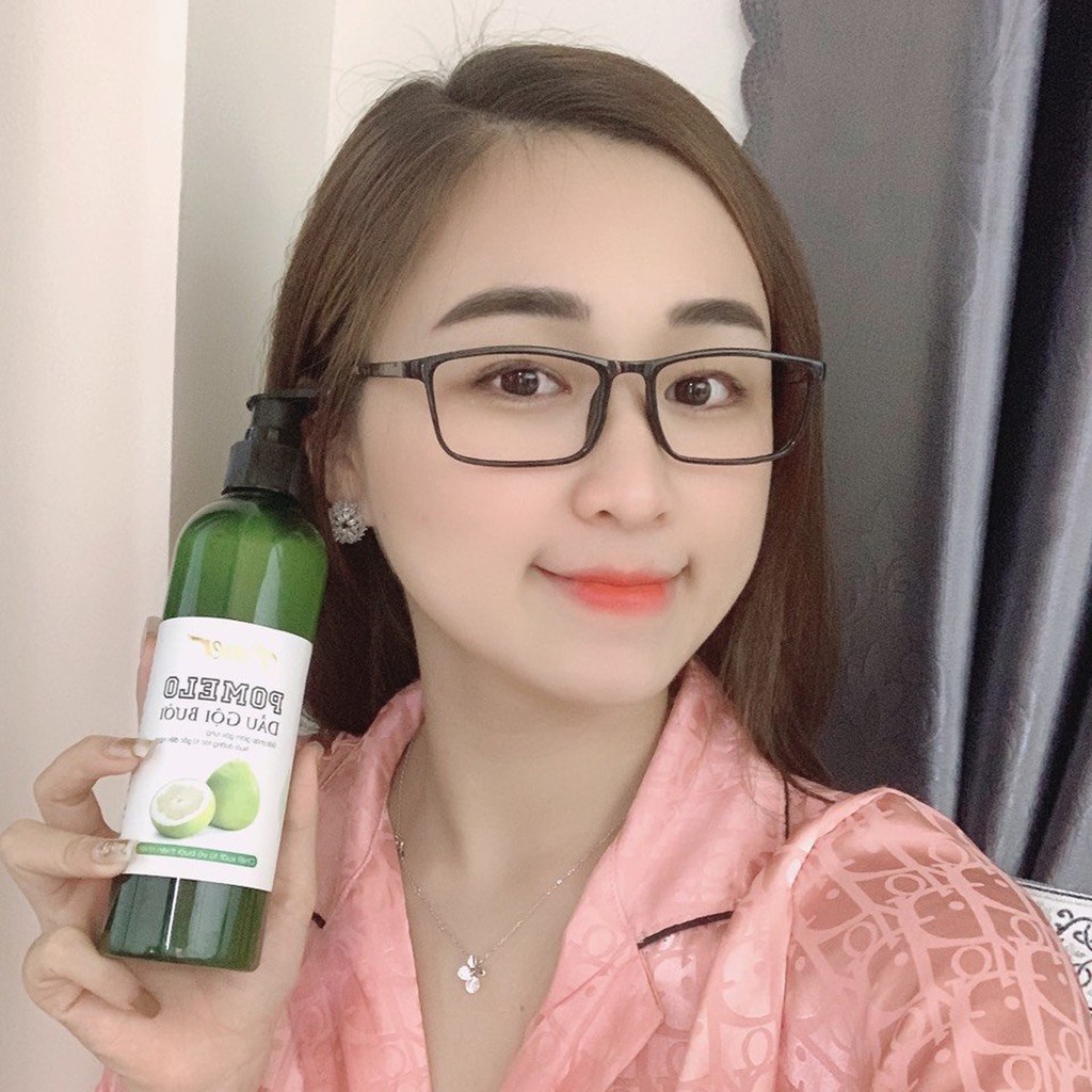 Dầu gội bưởi mọc tóc chiết xuất tinh dầu vỏ bưởi pomelo giảm rụng suôn mượt Emer Garin 300ml