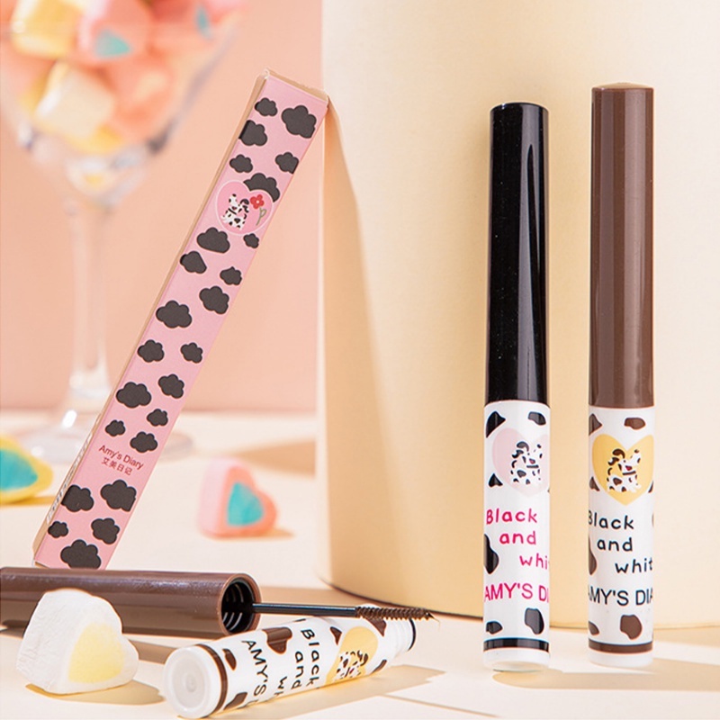 Mascara Đầu Cọ Siêu Mịn Chống Mồ Hôi Không Nhòe Chuốt Mi Cong Vút Và Dày Hơn