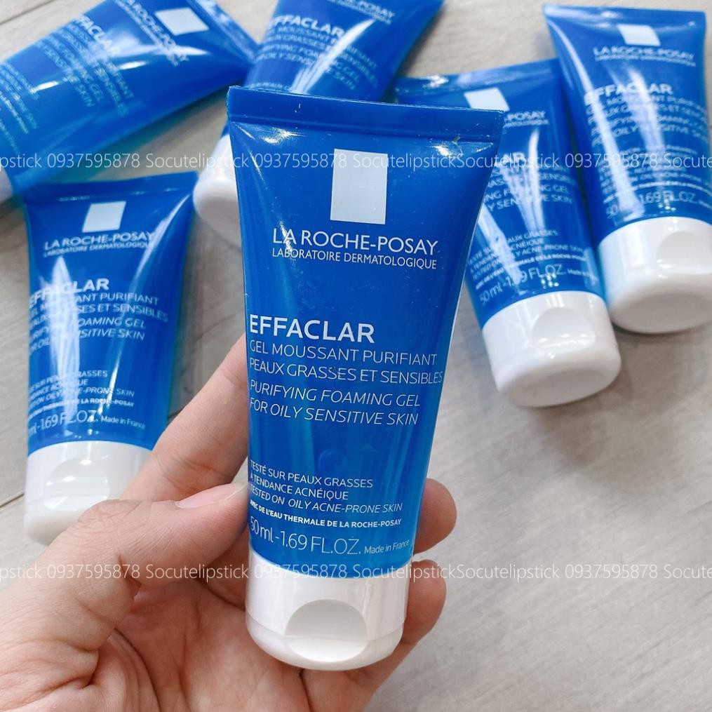 Sữa Rửa Mặt La Roche-Posay Effaclar Purifying Foaming Gel Cleanser Minisize 50ml