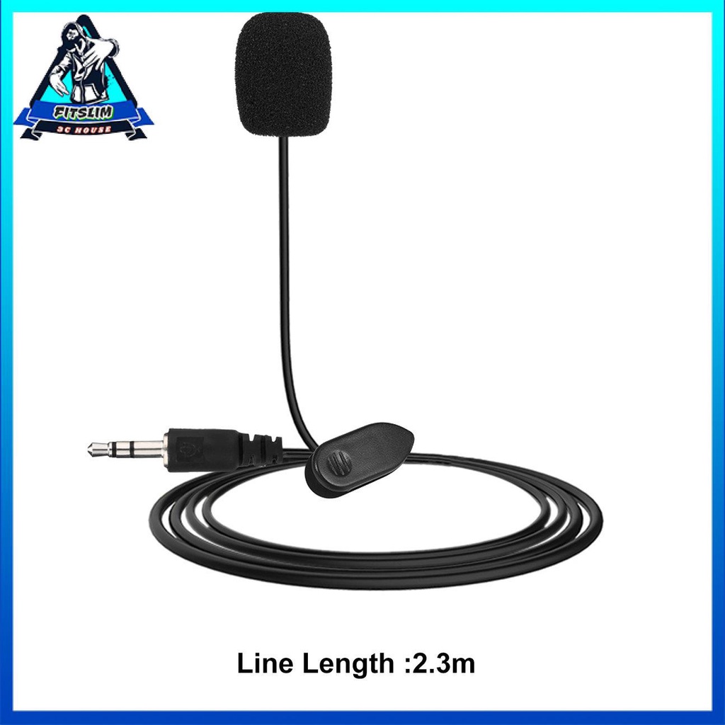 Micro kẹp cổ áo kích thước 3.5mm dành cho máy tính