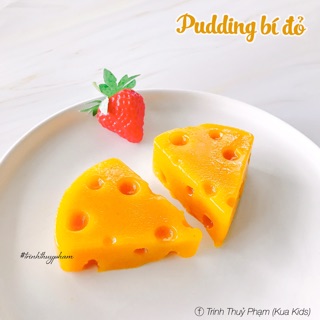 Khuôn silicon hình pho mai làm pudding, panna cotta cho bé