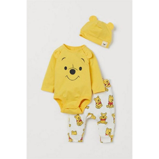 Set newborn gấu pooh Hm auth