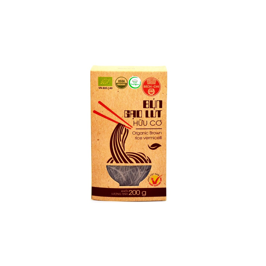 Bún gạo lứt hữu cơ USDA (200g)