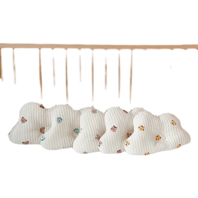 Gối Ngủ 100 Cotton Thêu Họa Tiết Xinh Xắn Theo Phong Cách Hàn Quốc Dành Cho Bé