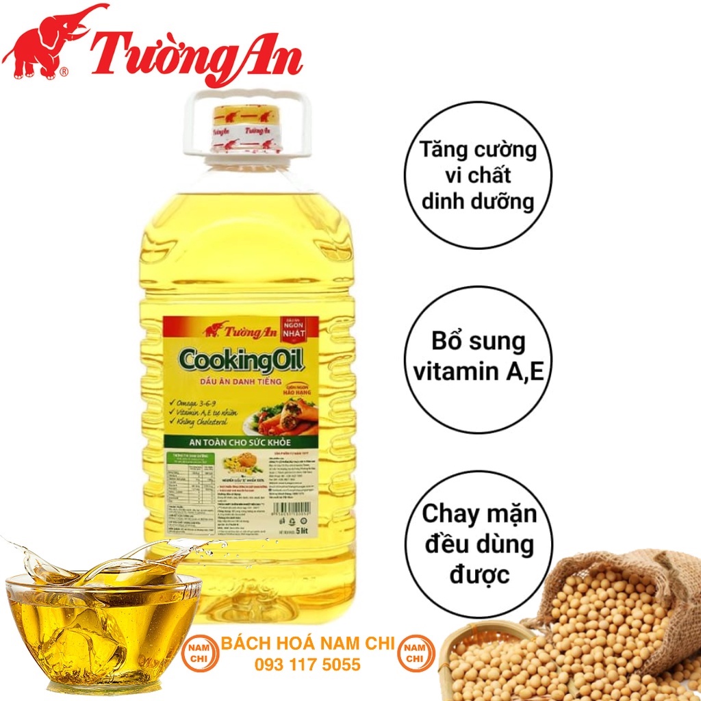 [CAN 5L] Dầu Ăn Tường An Can 5L