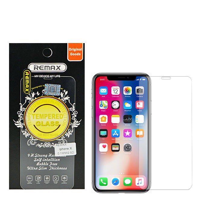 Cường Lực Remax Siêu Mỏng 0.1mm Chính Hãng IPhone 6 6s 6plus 7 7plus 8 X XR Xsmax 11 11pro 11promax