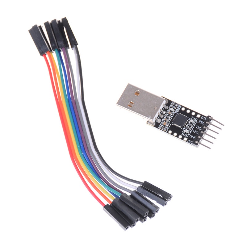 ECVN USB 2.0 to TTL UART 6PIN CP2102 Module Serial Converter + Cable