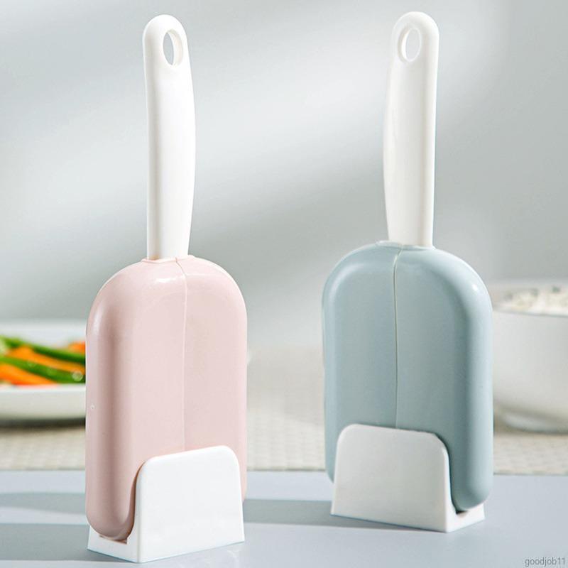 Muỗng xới cơm có hộp tự động đóng mở chống bụi dễ dàng làm sạch tiện dụng cho nhà bếp