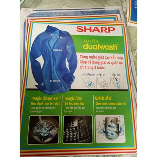 TEM MÁY GIẶT SHARP