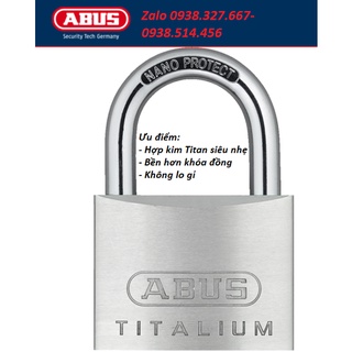 Khóa titalium abus 64ti/50 vật liệu 100% không gỉ