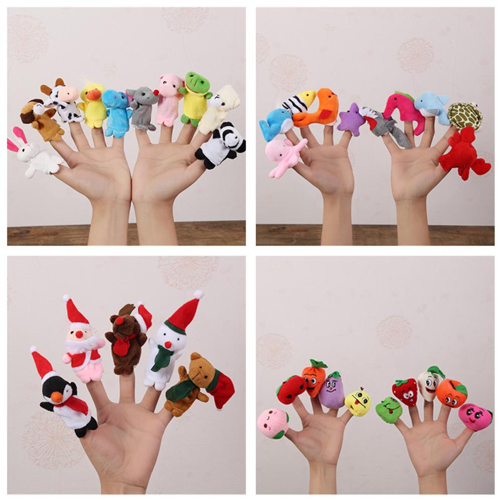Rối Ngón Tay Hình Động Vật Đáng Yêu Cho Bé