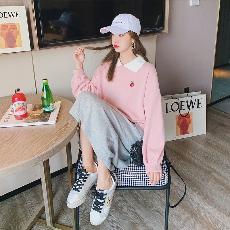 ÁO NỈ POLO TRÁI CÂY ALWAYS 4 MÀU - SWEATER DÂU CHERRY NHO VIỆT QUẤT HOT | BigBuy360 - bigbuy360.vn