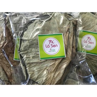 Lá sen khô nguyên lá đóng bịch gói 0,5 ký