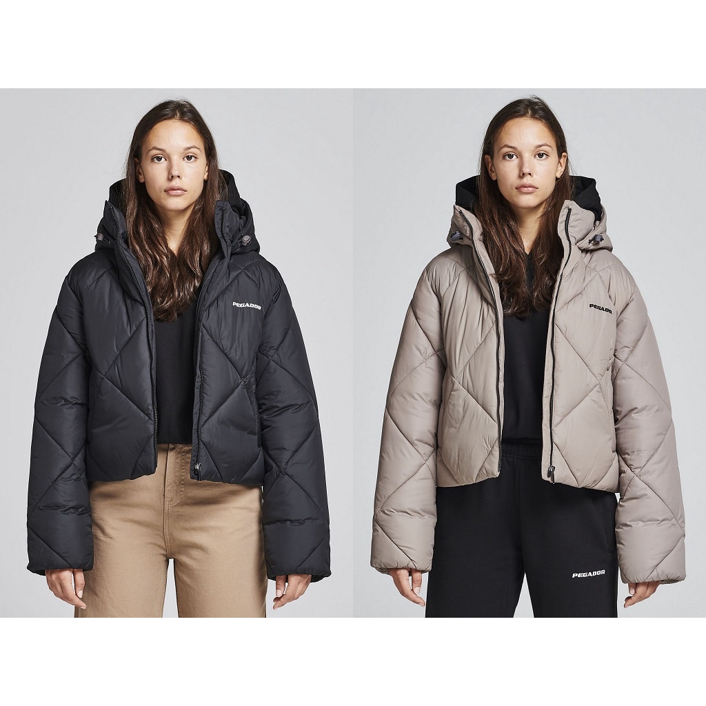 Áo khoác ấm Pegador MADISON HOODED PUFFER JACKET Size L, XL