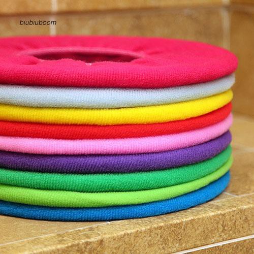 Bộ miếng lót bồn cầu màu trơn dùng để trang trí nội thất